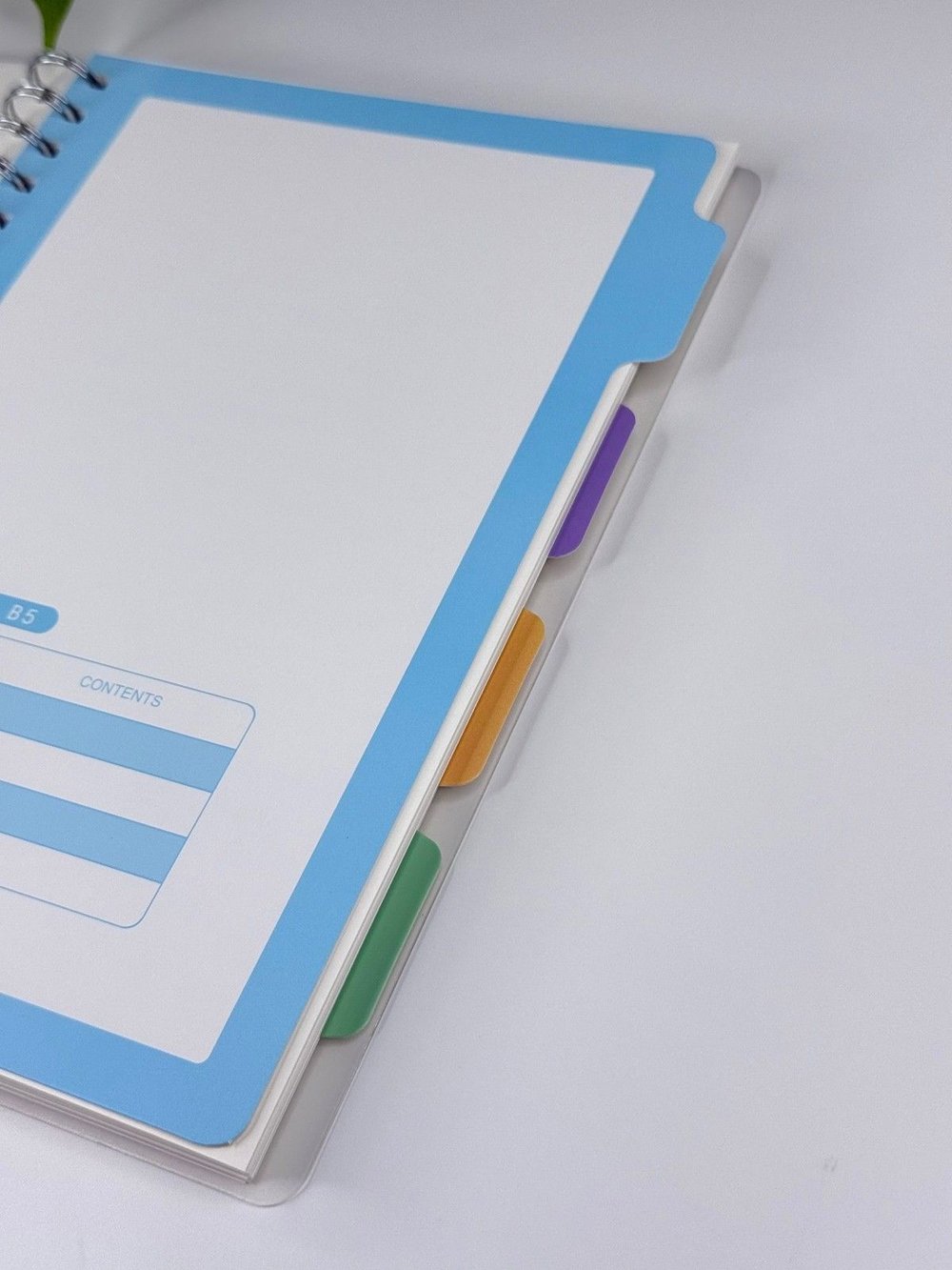 Блокнот тетрадь с разделителями формат В5 175х250 мм 110 листов розовый (3967-7)