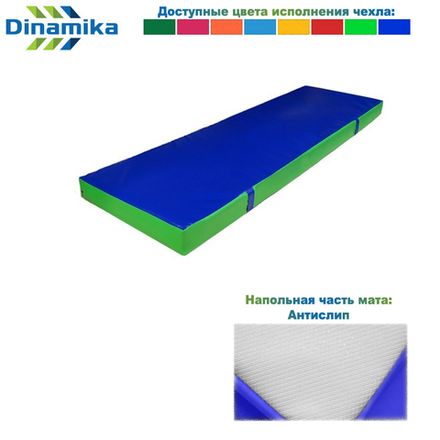 Мат гимнастический 2000х500х100 винилискожа-антислип (ппу)