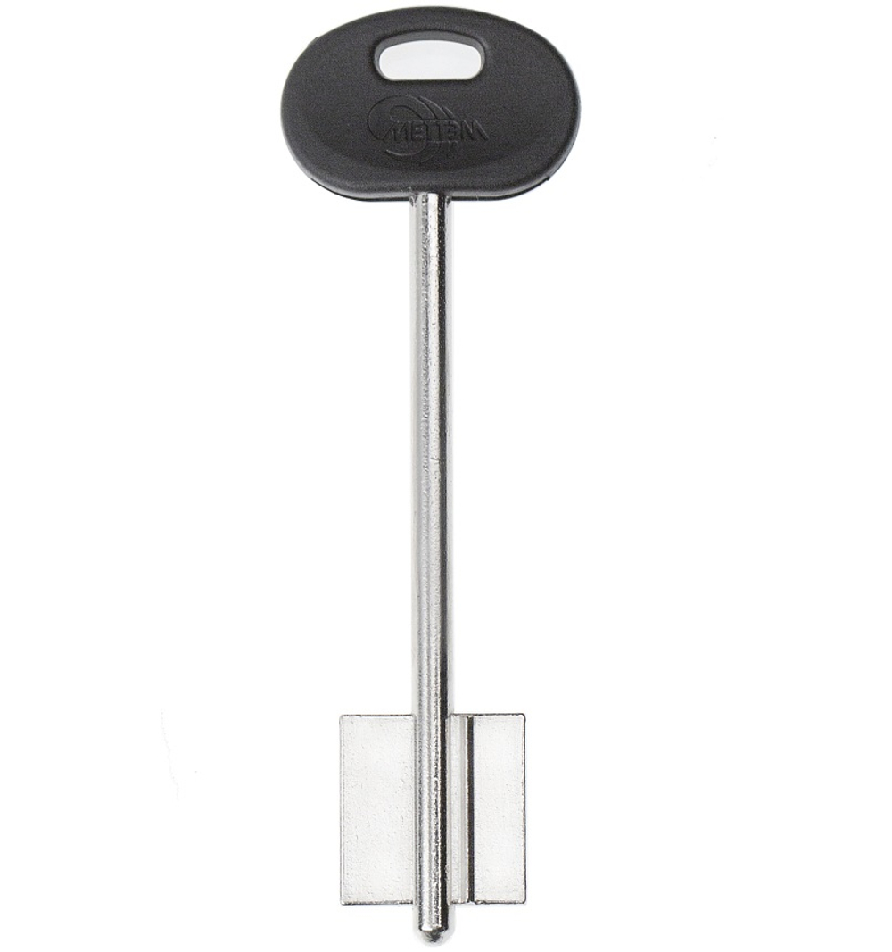 Заготовка сувальдного ключа МЕТТЭМ-25ПЛ (109/87x22x21.4х2.4)(4.9) МЕТТЭМ РФ MET25DP 15688