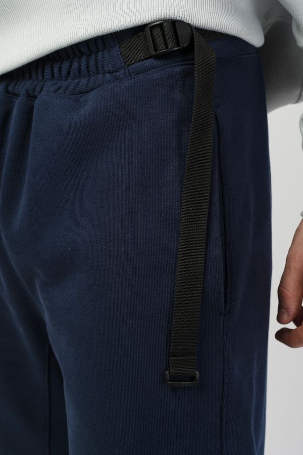 Штаны Basic Синие Темные - фото 6