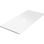 Столешница под раковину Armadi Art Vallessi 100 см 840-100-W, белая