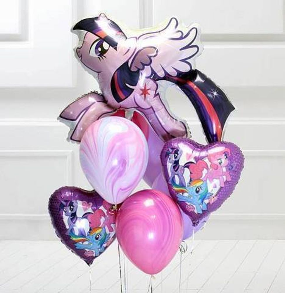 воздушные шары для девочки май литл пони .фольгированная фигура my little pony