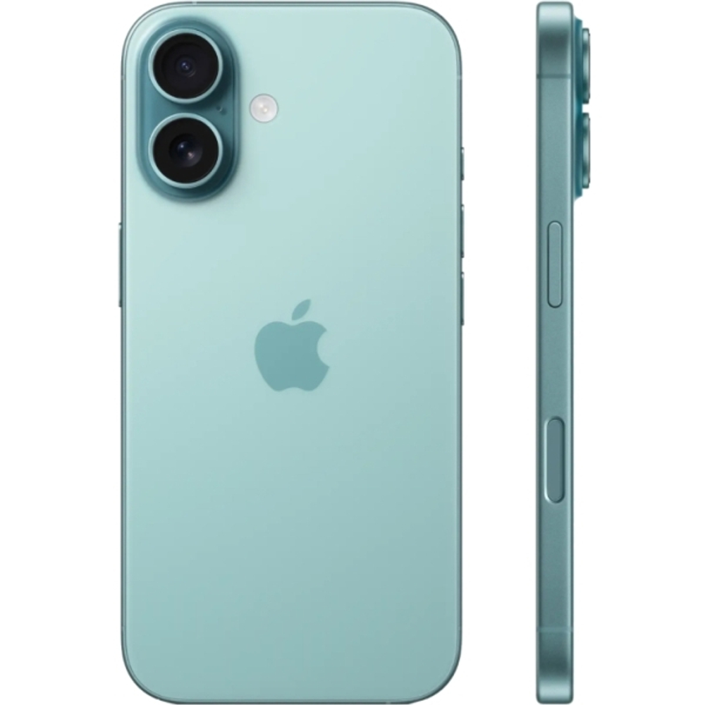 Apple iPhone 16 256Gb Dual: nano SIM + eSim teal (бирюзовый)