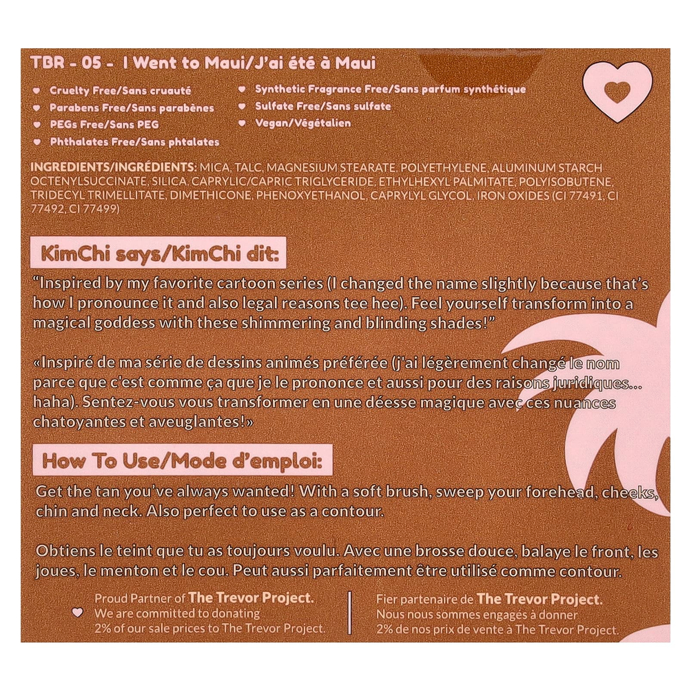 KimChi Chic Beauty, Thailor Bronzer®, 05 I Went to Maui, 9 г (0,317 унции)