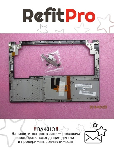 Верхняя панель клавиатуры (топкейс) для ноутбука Lenovo ThinkPad X240 черная, с тачпадом (01AW441), оригинал