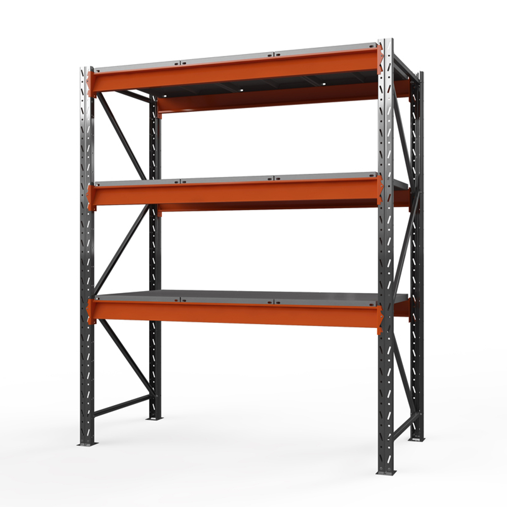 Стеллаж металлический ОПТИМА, 2000х2500х785 мм. Полки: 3 шт. метал.