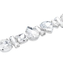 Колье-чокер люкс, круглые крупные камни