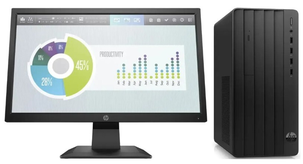 Системный блок HP 290 G9 MT Intel Core i3, 8 ГБ, 512 Гб, Intel UHD Graphics,  ОС Не установлена