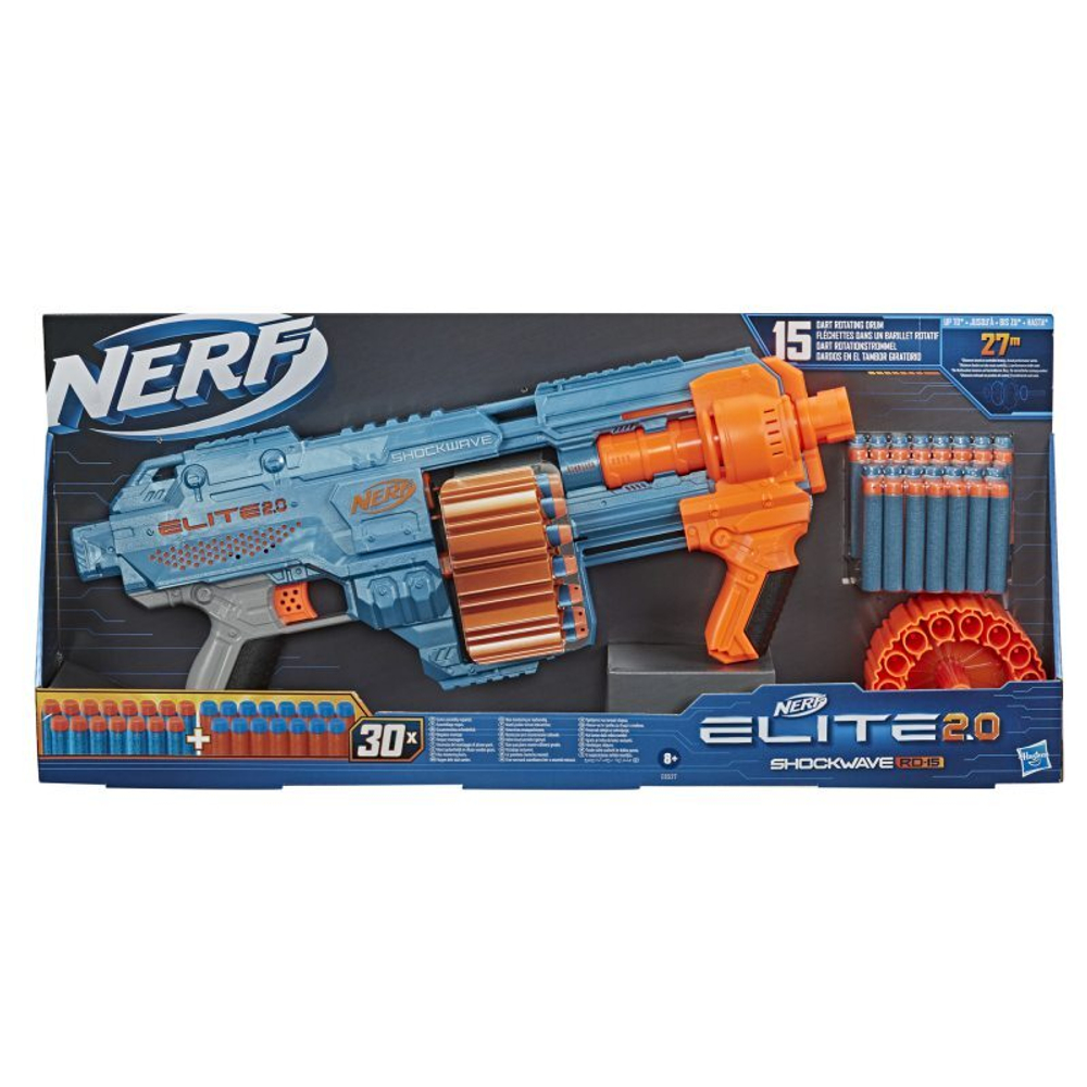Nerf Elite 2.0 - Пусковая установка Shockwave RD-15 E9527