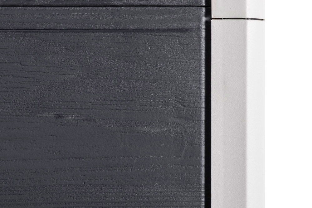 Уличная тумба TOOMAX 2х дверная глубокая WOODY'S XL (2 полки), антрацит