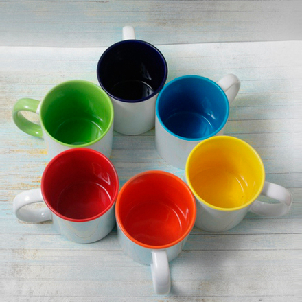 Кружки цветные с фото