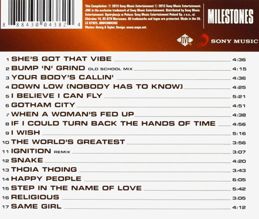 R. Kelly / Milestones (CD)