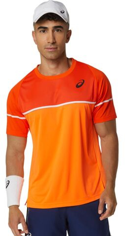Мужская теннисная футболка Asics Game Short Sleeve Top - koi