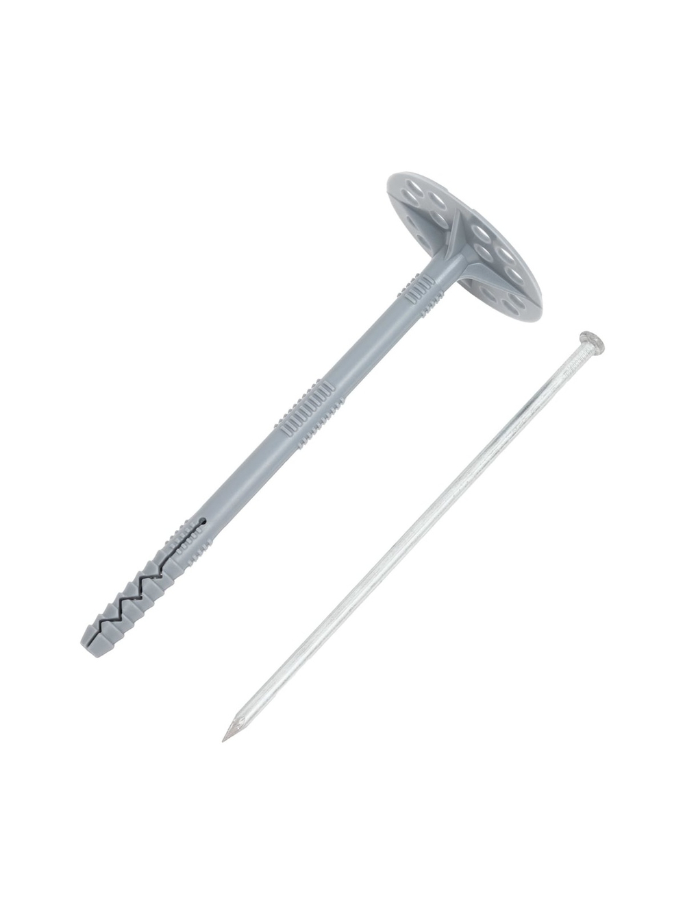 Дюбель для теплоизоляции Gigant (гриб) 10x160 с металлическим гвоздём 250 шт 123867