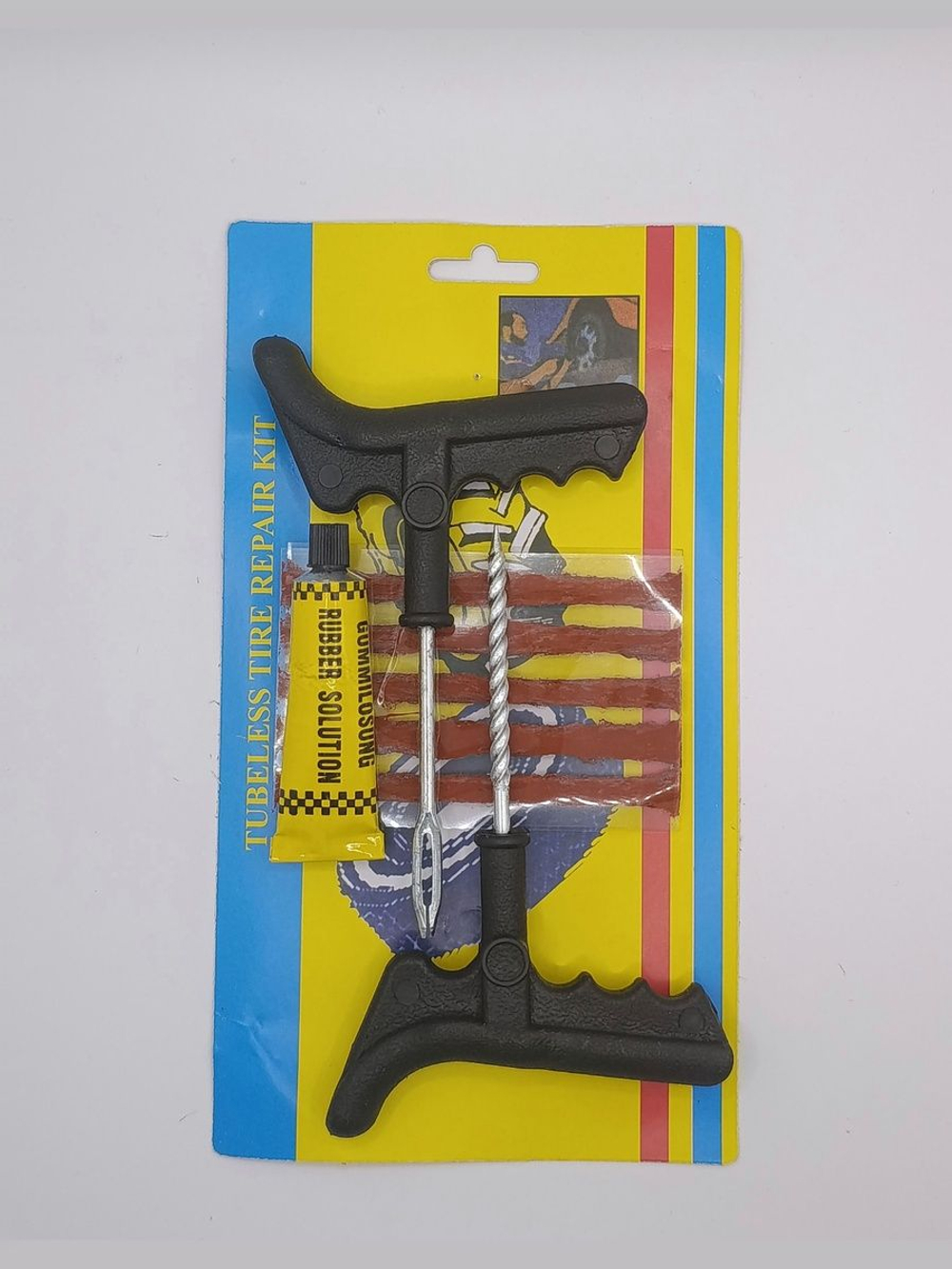 Набор для ремонта шин 9 пред. Ремкомплект для безкамерных шин 9pcs
