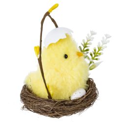 GAEM Изделие декоративное "Гнездо пасхальное" (блок 12 шт), L9 W9 H10 см, 3в.