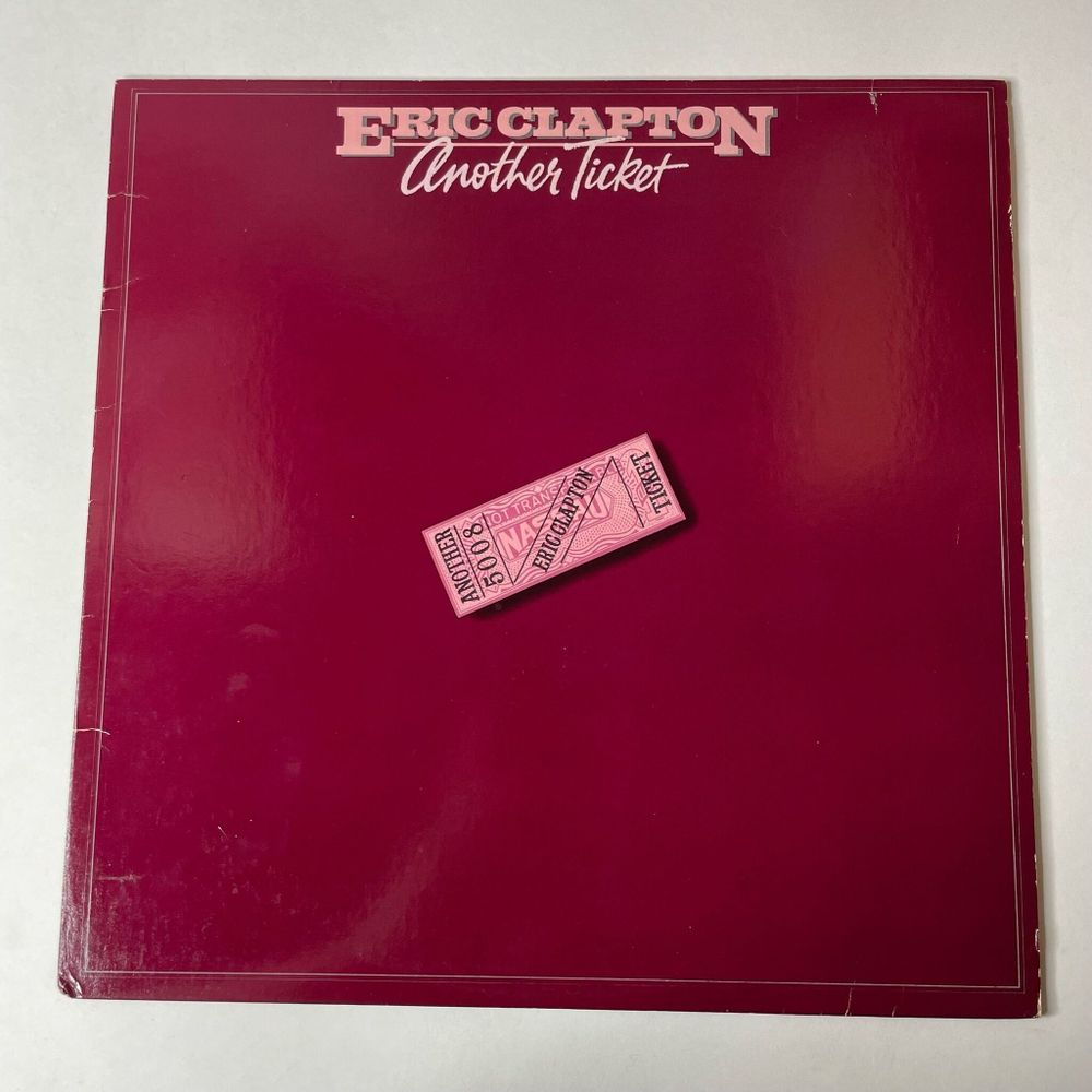 Винтажная виниловая пластинка LP Eric Clapton Another Ticket (USA 1981)