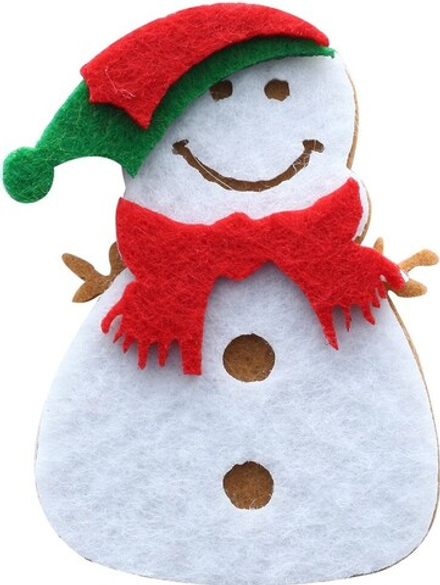 2AR199 Украшение Снеговик, 5см