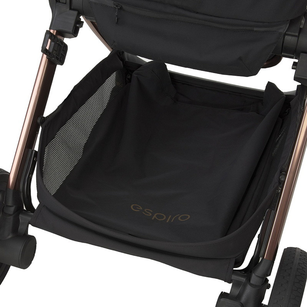 Детская коляска 3 в 1 Espiro Code 2025 и автокресло Pi Beige 10 clever black/Бежевый (Beige 109)