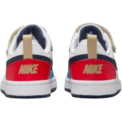 Детские кроссовки Nike Court Borough Low Recraft 'White Thunder Blue Light Crimson' DV5457-124