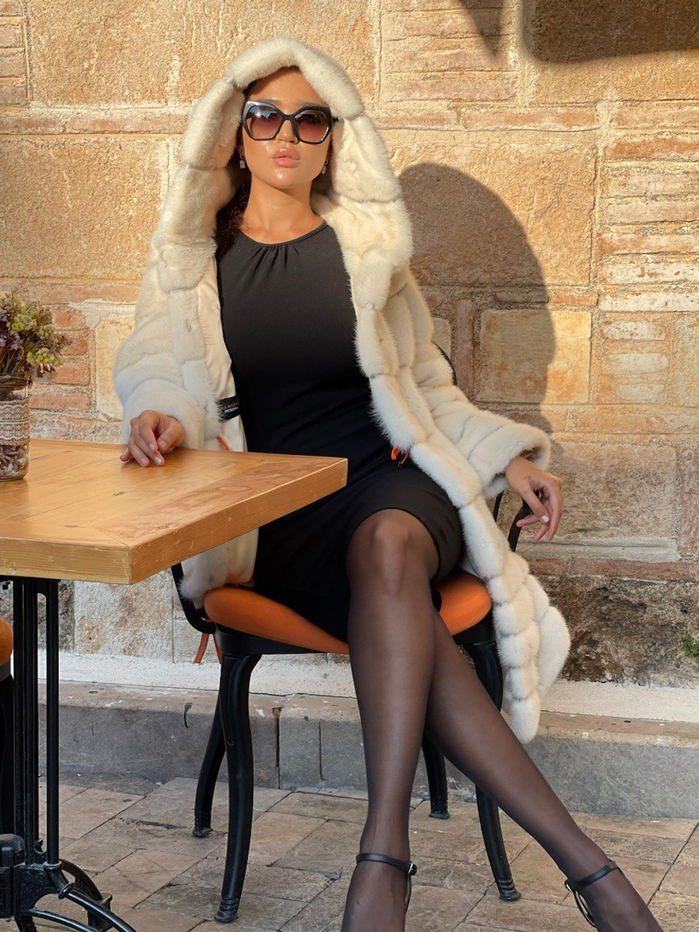 Шуба из норки