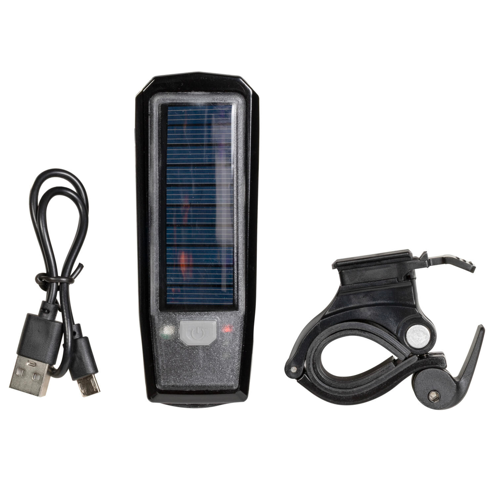 Фонарь STG передний  FL1576,350 люм, usb бат. (2000mAH) звонок 120 дб.