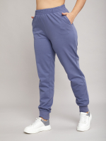 Костюм с брюками КБ-90М/серофиолетовый-осеннийлист