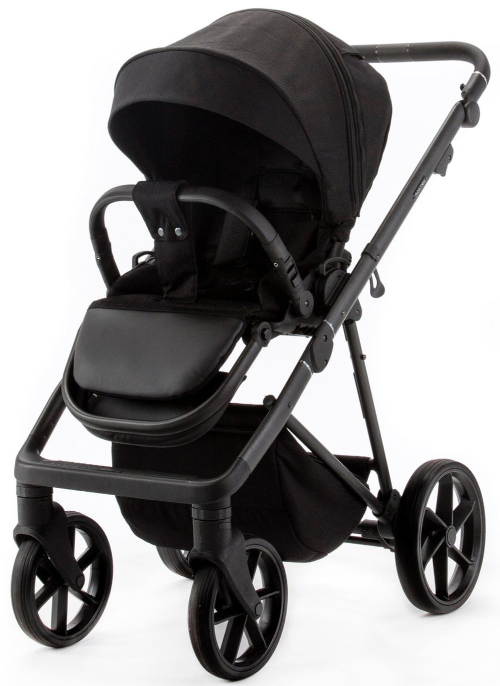 Детская коляска Adamex Delta Natura 2 в 1 DN-11-CARBON (ЧЕРНЫЙ)