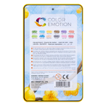Карандаши цветные Deli "Color Emotion", 12 цветов, дерево, метал. пенал