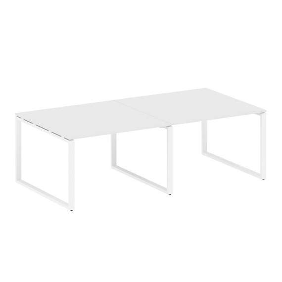 Метал Систем Переговорный стол (2 столешницы) на О-образном м/к БО.ПРГ-2.2