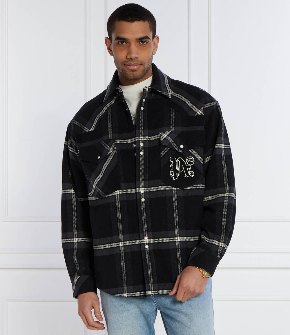 Рубашка Palm Angels - графитовый (PMES023R 24FAB001)