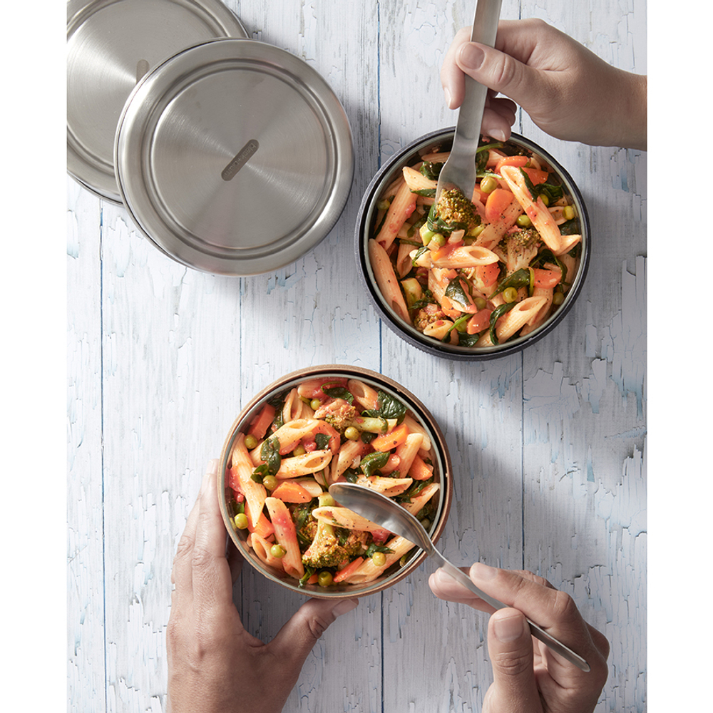 Ланч-бокс glass lunch pot, 600 мл, коричневый