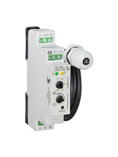 Фотореле ФР-9М 24В 50Гц/пост 220В 50Гц в компл. с датчиком кабель 1.5м Реле и Автоматика A8222-77946589