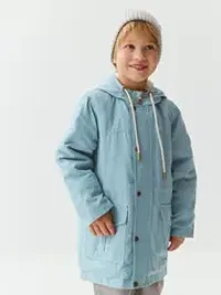 Парка демисезонная на меху "Голубой камень"