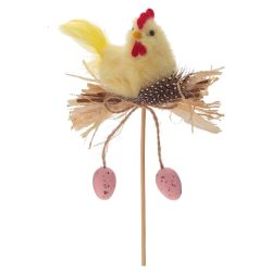 GAEM Изделие декоративное (вставка) "Курица" (11*4*7,5) (блок 6шт), L10 W6 H31 см, 3в.