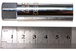 Головка свечная 14мм 3/8" 12-гранная L=63мм ROCKFORCE RF-807314