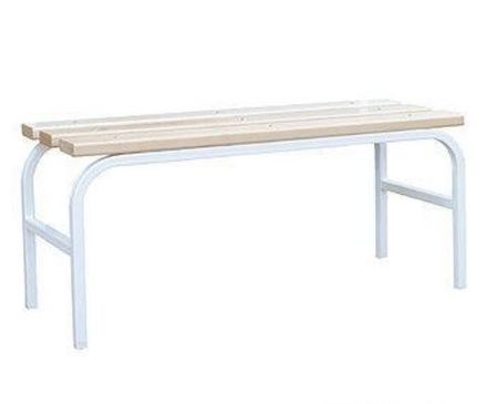 Банкетка для раздевалок без спинки (цельная) 450Х350Х1000 мм