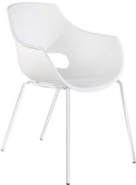 Кресло пластиковое Papatya Opal-ML Pro, белый