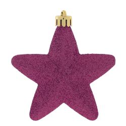 GAEM Набор из 6шт Украшение новогоднее "Звезда", L8 W3 H8 см