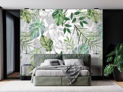 Фотообои монстера пальмы
