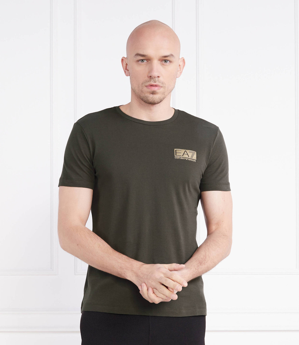 Футболка EA7 - зеленый(6LPT15 PJ5AZ)