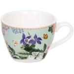 Чайный набор 4 предмета «Цветочная фантазия» (2 кружи 130мл+2 блюдца)