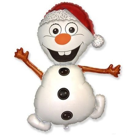 Фигура "Снеговик в шапке"