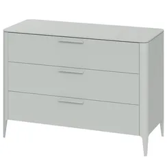 Комод Type 3 ящика ширина 120 см (светло-серый)