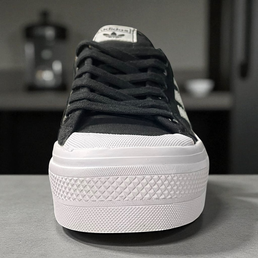 Adidas Nizza Platform • Black White