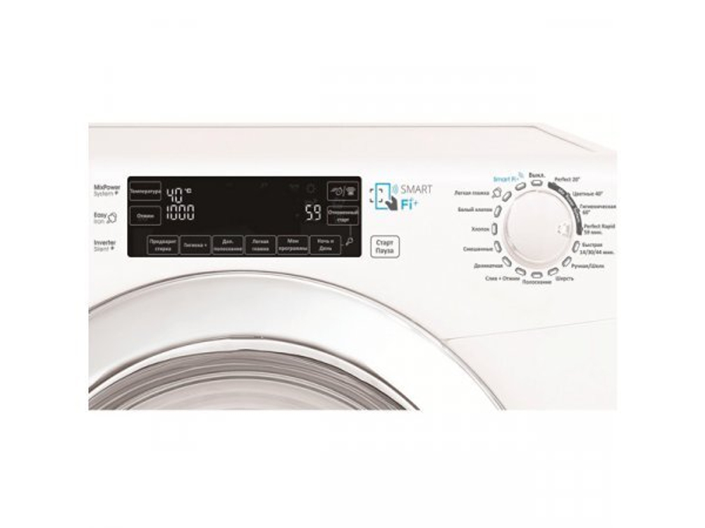 Стиральная машина узкая Candy GrandO Vita Smart GVF4 137LWHC/2-07