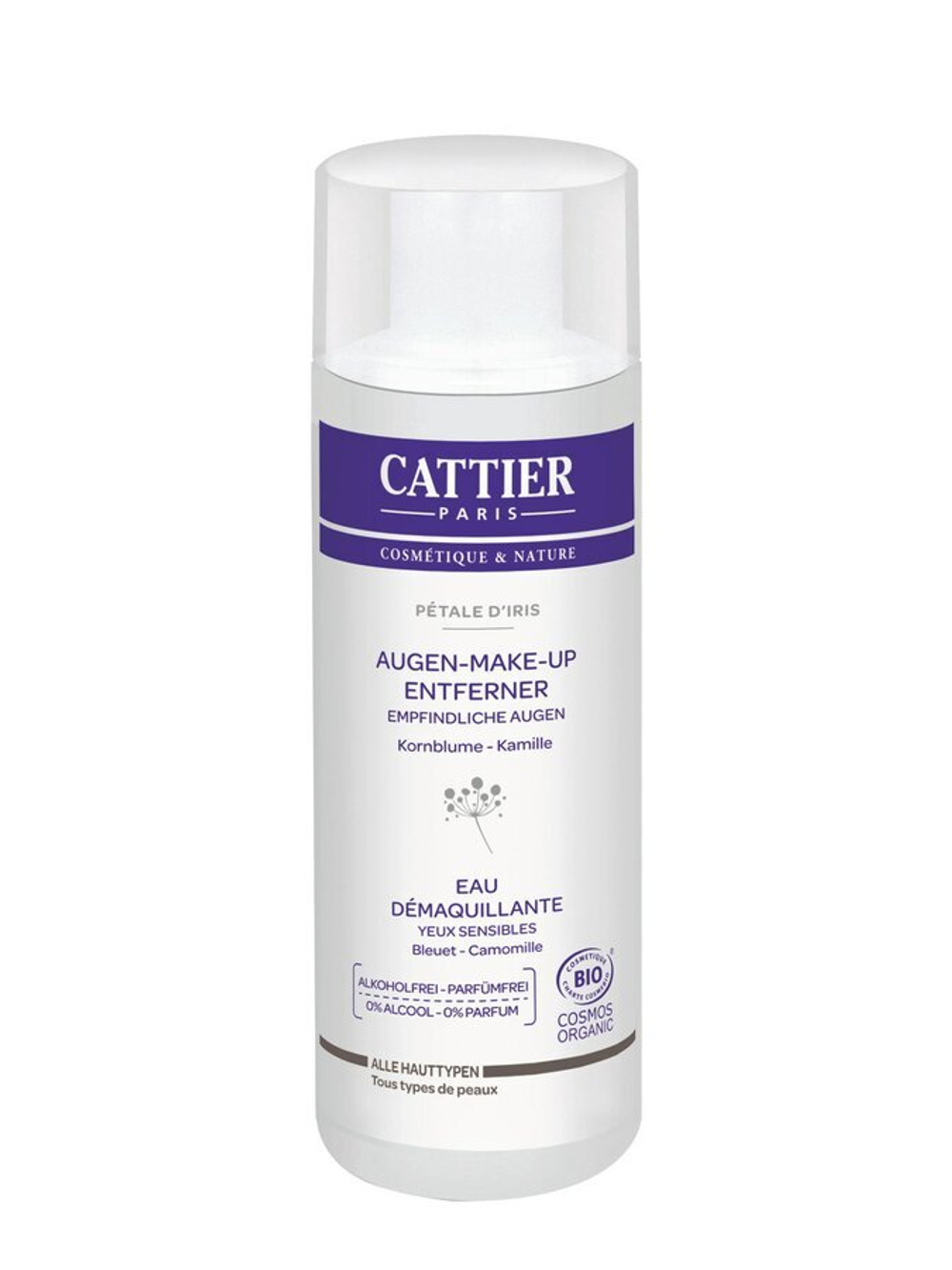 Средство для снятия макияжа с глаз Cattier, 150 мл