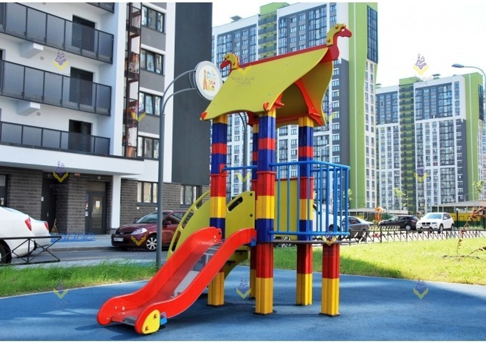 Горка Русская сказка-16 из кубиков