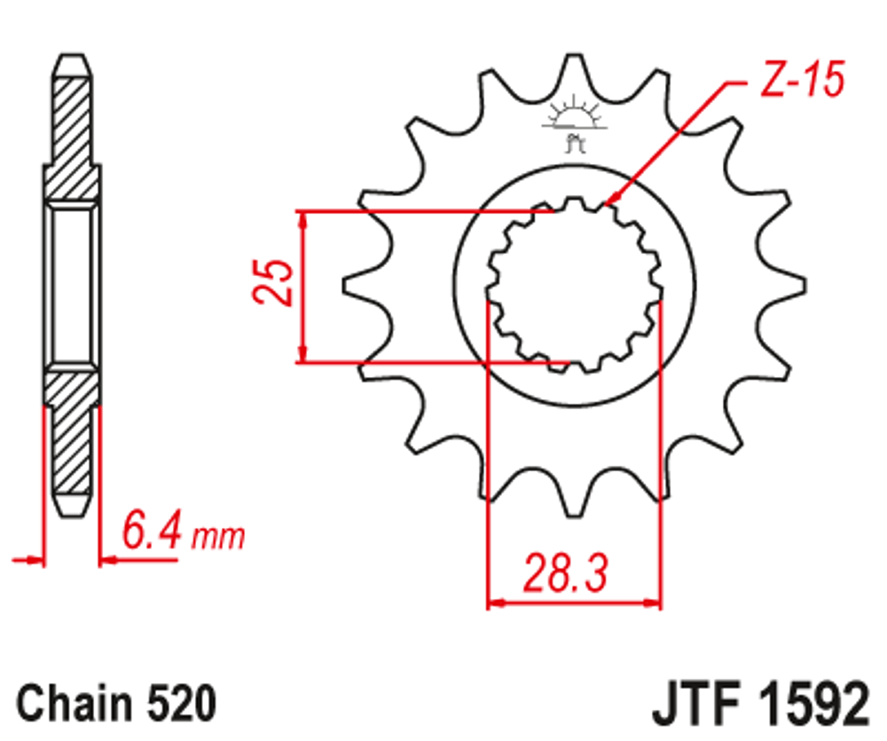 Звезда JTF1592.16