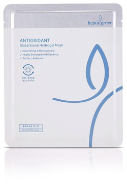 Гидрогелевая детокс-маска с глутатионом Beauugreen Vitalizing Glutathione Hydrogel Mask, 30ml